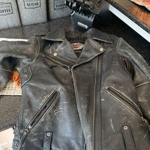Harley Davidson leather coat